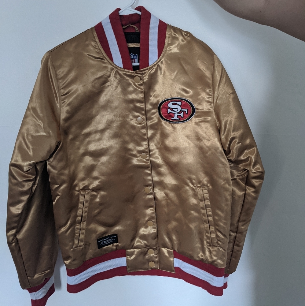 NFL 49ers golden jacket